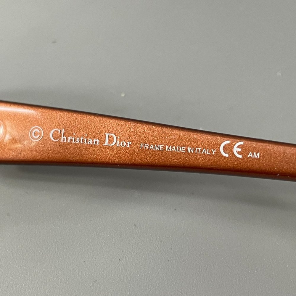 CHRISTIAN DIOR CD3747 3747 YGJ Brown Eyeglass Frame w/Case - Picture 10 of 13
